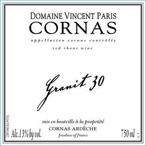2023 Domaine Vincent Paris, Cornas, Granit 30 6x75cl