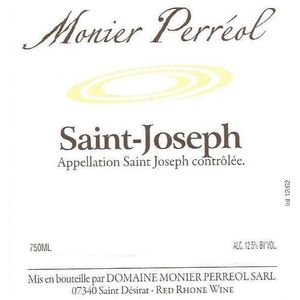 2021 Domaine Monier Perreol, Rouge, Saint-Joseph 6x75cl
