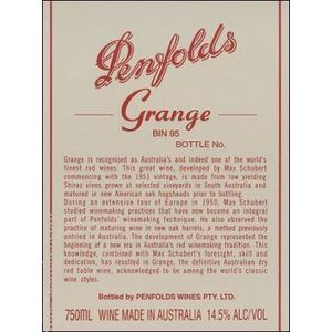 2011 Penfolds, Grange, South Australia 6x75cl