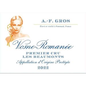 2022 Domaine Anne-Francoise Gros, Vosne-Romanee Premier Cru, Les Beaux Monts 6x75cl