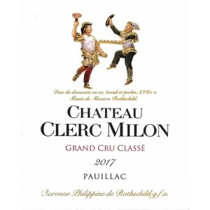 2017 Chateau Clerc Milon 5eme Cru Classe, Pauillac 6x75cl