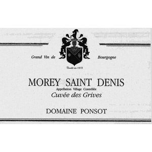 2012 Domaine Ponsot, Morey-Saint-Denis, Cuvee des Grives 6x75cl