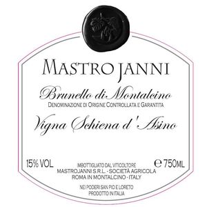 2016 Mastrojanni, Brunello di Montalcino, Schiena Asino 6x75cl
