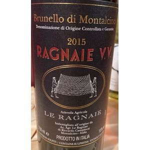 2015 Le Ragnaie, Brunello di Montalcino, Ragnaie V.V. 6x75cl