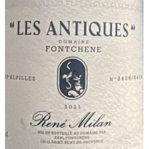 2021 Domaine Fontchene, Les Antiques Blanc, Alpilles 6x150cl