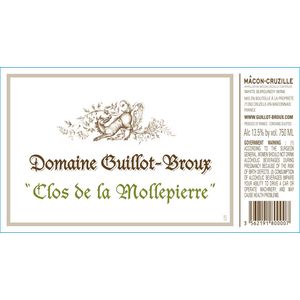 2020 Domaine Guillot-Broux, Macon, Cruzille Le Clos de la Mollepierre 12x75cl