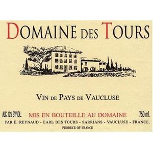 2017 Domaine des Tours, Blanc, Vaucluse 12x75cl