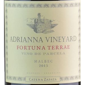 2015 Catena Zapata, Gualtallary Adrianna Vineyard Fortuna Terrae Malbec, Tupungato 3x75cl