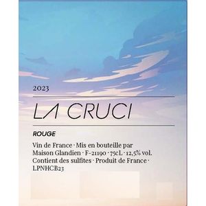 2023 Maison Glandien, La Cruci, VdF 6x75cl