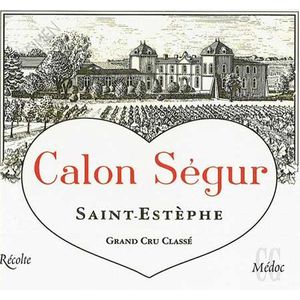 2001 Chateau Calon Segur 3eme Cru Classe, Saint-Estephe 6x150cl