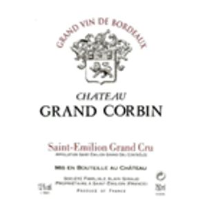 2019 Chateau Grand Corbin Grand Cru Classe, Saint-Emilion Grand Cru 6x150cl