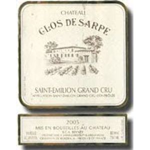1998 Chateau Clos de Sarpe, Saint-Emilion Grand Cru 6x150cl