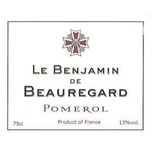 2020 Le Benjamin de Beauregard, Pomerol 6x75cl