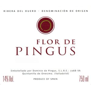 2011 Dominio de Pingus, Ribera del Duero, Flor De Pingus 12x75cl