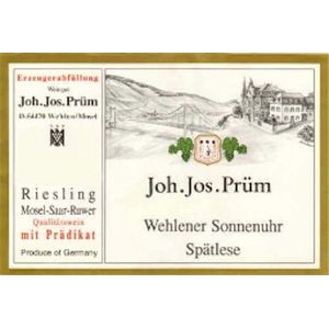 2016 Joh. Jos. Prum, Wehlener Sonnenuhr Riesling Spatlese Auktion, Mosel 6x75cl