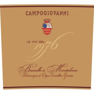 2011 Campogiovanni, Brunello di Montalcino, Le Viti del 1976 1x75cl