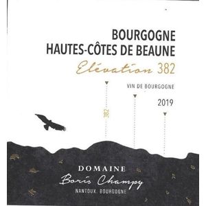 2019 Domaine Boris Champy, Bourgogne, Hautes Cotes de Beaune Elevation 382 6x75cl