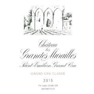 2018 Chateau Les Grandes Murailles Grand Cru Classe, Saint-Emilion Grand Cru 12x75cl