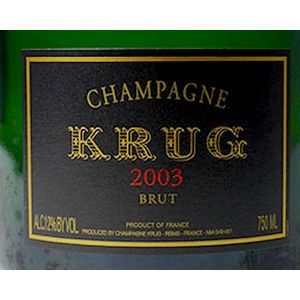 2003 Krug, Vintage Brut 6x75cl
