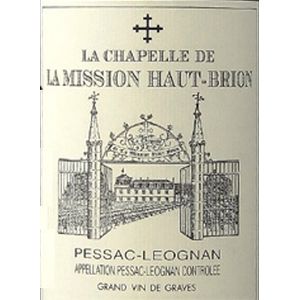 2019 La Chapelle de la Mission Haut-Brion, Pessac-Leognan 3x150cl