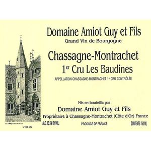 2018 Guy Amiot et Fils, Chassagne-Montrachet Premier Cru, Les Baudines 6x75cl