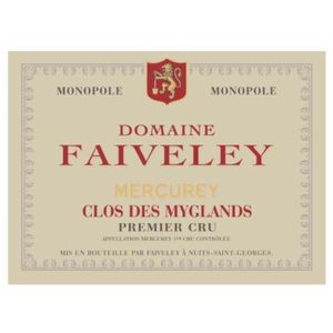 2010 Domaine Faiveley, Mercurey Premier Cru, Clos des Myglands 12x75cl
