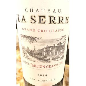2019 Chateau La Serre Grand Cru Classe, Saint-Emilion Grand Cru 12x75cl