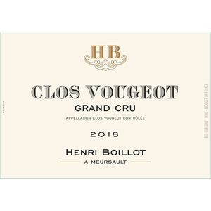 2018 Henri Boillot, Clos de Vougeot Grand Cru 1x150cl