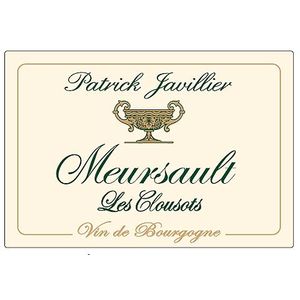 2013 Patrick Javillier, Meursault, Le Clouzot 12x75cl