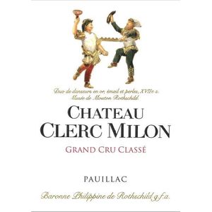 2022 Chateau Clerc Milon 5eme Cru Classe, Pauillac 6x75cl