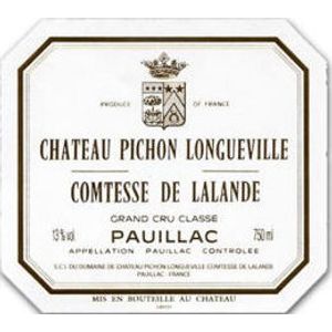 1995 Chateau Pichon Longueville Comtesse de Lalande 2eme Cru Classe, Pauillac 12x75cl