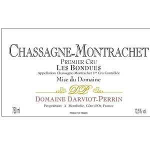 2021 Domaine Darviot Perrin, Chassagne-Montrachet Premier Cru, Les Bondues Rouge 6x75cl