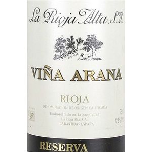 2016 La Rioja Alta, Vina Arana Gran Reserva, Rioja 6x150cl