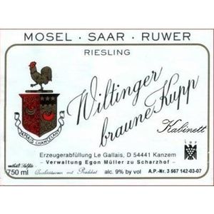 2022 Egon Muller, Gallais Wiltinger Braune Kupp Riesling Kabinett, Mosel 6x75cl