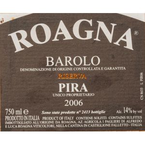2006 Roagna, Barolo, Pira Riserva 1x75cl