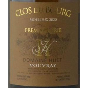 2020 Domaine Huet, Vouvray, Clos Bourg Moelleux Premiere Trie 12x75cl
