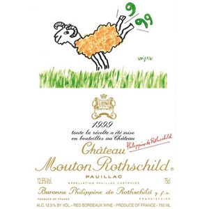 1999 Chateau Mouton Rothschild Premier Cru Classe, Pauillac 12x75cl
