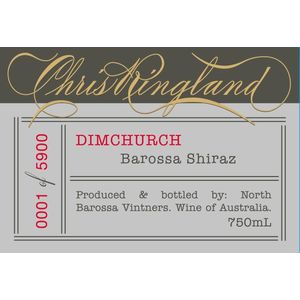 2015 Chris Ringland, Dimchurch Shiraz, Barossa Valley 1x150cl