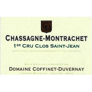 2020 Domaine Coffinet-Duvernay, Chassagne-Montrachet Premier Cru, Clos Saint-Jean Blanc 6x75cl