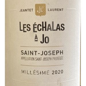 2020 Antoon Jeantet Laurent, Les Echalas a Jo, Saint-Joseph 6x75cl
