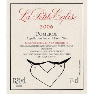 2006 La Petite Eglise, Pomerol 1x75cl