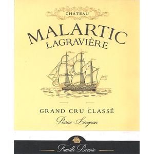 2017 Chateau Malartic Lagraviere, Pessac-Leognan Grand Cru Classe, Rouge 6x150cl
