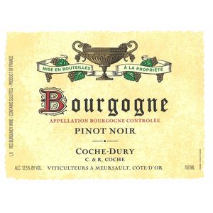 2022 Coche-Dury, Bourgogne, Pinot Noir 12x75cl