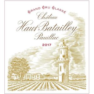 2017 Chateau Haut-Batailley 5eme Cru Classe, Pauillac 6x75cl