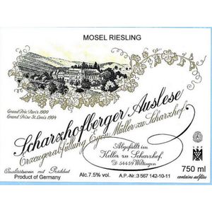 2017 Egon Muller, Scharzhofberger Riesling Auslese, Mosel 6x75cl