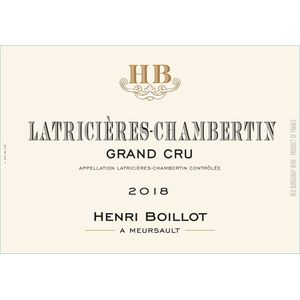 2018 Henri Boillot, Latricieres-Chambertin Grand Cru 1x75cl