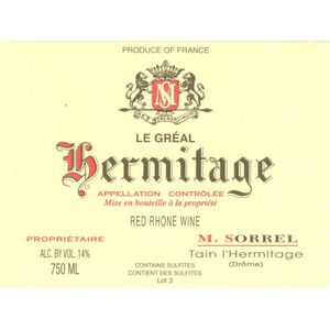 2006 M. Sorrel, Hermitage, Le Greal 6x75cl