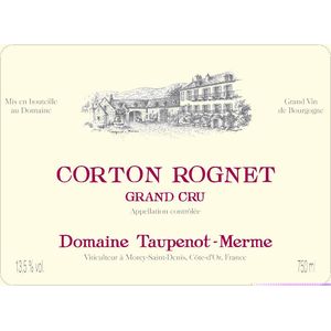 2019 Domaine Taupenot-Merme, Corton Grand Cru, Le Rognet et Corton 6x75cl