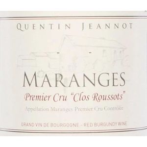 2021 Quentin Jeannot, Maranges Premier Cru, Les Clos Roussots  6x75cl