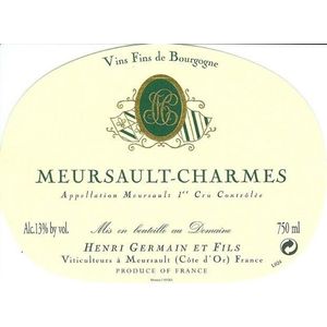 2021 Henri Germain, Meursault Premier Cru, Charmes 12x75cl